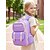 cheap Kids &amp; Teen Backpacks-Kids School Backpack, Waterproof Polyester Large Capacity Bookbag with Multiple Compartments, Adjustable Straps, Breathable Back Panel, Reflective Safety, Green Beige for Boys and Girls Back to School
