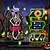 economico Halloween-Decorazioni di Halloween: scheletri danzanti animati su lapide con musica, oggetti di scena per decorazioni di Halloween con sensore di movimento e luce, decorazioni di Halloween per casa stregata,