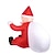 cheap Christmas-Christmas Inflatable Hanging Santa Outdoor Decoration for Xmas Garden