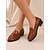 baratos Sapatilhas e Mocassins de mulher-Mocassins femininos marrons de verniz com salto bloco - modelo clássico de bico redondo, perfeitos para o dia a dia no escritório, para o trabalho e ocasiões casuais de negócios.