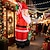 billige jul-8 fods oppustelige julefigurer, julemandens slik, stor gavepose til udendørs dekoration, oppustelig IP44 vejrbestandig juledekoration til haven, indbygget LED-lys til havegræsplæne indendørs og