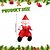 cheap Christmas-Christmas Inflatable Hanging Santa Outdoor Decoration for Xmas Garden
