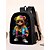 abordables Sacs à dos pour Enfants et Adolescents-Ensemble de 3 sacs à dos pour garçons avec motif oursons, sac d'école léger en polyester à grande capacité et compartiments multiples, avec sac à lunch isotherme. &amp;Trousse pour la rentrée scolaire, le