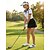 baratos Sapatos de Golfe Femininos-Sapatos de golfe femininos sem cravos, com cadarço, tênis de golfe em couro impermeável e antimicrobiano com sola antiderrapante para campo de golfe, treino e caminhada. &amp; treinamento