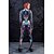 economico Costumi da Donna-Tuta Intera Costume Cosplay Body Catsuit a Corpo Intero Teschio scheletro Zombie Un Pezzo Costume Spaventoso Cerniera frontale Bambini Adulti Per donna Mascherata martedì grasso Feste Halloween