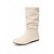 voordelige Slouch-laarzen-Roze dameslaarzen met rits aan de zijkant, casual slouch boots voor herfstdagen, landelijke huizen en buitenactiviteiten