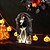 economico Halloween-Decorazioni di Halloween: scheletri danzanti animati su lapide con musica, oggetti di scena per decorazioni di Halloween con sensore di movimento e luce, decorazioni di Halloween per casa stregata,