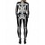 abordables Costumes pour Femmes-Costume de Carnaval Combinaison Intégrale Costume de cosplay Combinaisons Combinaison Intégrale Crâne de squelette Une Pièce Cosplay Fermeture éclair avant Enfant Adulte Femmes Mascarade Soirée