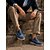 Χαμηλού Κόστους Καθημερινά Sneakers-Ανδρικά αθλητικά παπούτσια μπλε πλεκτά με κορδόνια, κομψό σχεδιασμό και μαλακή σόλα για περπάτημα, τρέξιμο και καθημερινή χρήση.