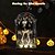 economico Halloween-Decorazioni di Halloween: scheletri danzanti animati su lapide con musica, oggetti di scena per decorazioni di Halloween con sensore di movimento e luce, decorazioni di Halloween per casa stregata,
