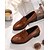 baratos Sapatilhas e Mocassins de mulher-Mocassins femininos marrons de verniz com salto bloco - modelo clássico de bico redondo, perfeitos para o dia a dia no escritório, para o trabalho e ocasiões casuais de negócios.