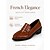 baratos Sapatilhas e Mocassins de mulher-Mocassins femininos marrons de verniz com salto bloco - modelo clássico de bico redondo, perfeitos para o dia a dia no escritório, para o trabalho e ocasiões casuais de negócios.