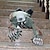 abordables Halloween-Decoraciones de Halloween para exteriores, terrorífico zombi trepador, esqueleto zombi rompedor de tierra, fantasma zombi con ojos rojos brillantes y sonido espeluznante, accesorios de Halloween para