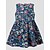 billiga Avslappnade klänningar-Barn Flickor Klänning Grafisk Ärmlös Formell Utomhus Fest Mode söt stil Nylon Sommar Vår 4 år + 8011A-75 rosa rik blomma 8011A-73 röd dekal 8011A-74 blå dekal