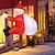 cheap Christmas-Christmas Inflatable Hanging Santa Outdoor Decoration for Xmas Garden