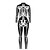 abordables Costumes pour Femmes-Costume de Carnaval Combinaison Intégrale Costume de cosplay Combinaisons Combinaison Intégrale Crâne de squelette Une Pièce Cosplay Fermeture éclair avant Enfant Adulte Femmes Mascarade Soirée