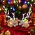 voordelige Kerstcadeauverlichting-Kerst Luminous Elch Geweien Haarclip Haarbanden LED Haaraccessoires Kerst Hoepel Veer Hoofddeksel Fancy Elch Haarspeld Flitslicht Hoofddeksel Feest Cosplay Requisiet