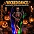 billige Halloween-halloween dansende skelet rekvisit bevægelse aktiveret kiste spøgelse græskar lys uhyggelig animeret festdekoration