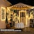 abordables Luces de voltaje del enchufe-Luces de Cadena de Esfera 100m 330FT 800LEDs Luces de Hadas Conexión a Enchufe con 8 Modos Control Remoto Decoración para Fiesta de Interior y Exterior Boda Jardín Halloween Blanco Cálido Blanco