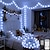 abordables Luces de voltaje del enchufe-Luces de Cadena de Esfera 100m 330FT 800LEDs Luces de Hadas Conexión a Enchufe con 8 Modos Control Remoto Decoración para Fiesta de Interior y Exterior Boda Jardín Halloween Blanco Cálido Blanco