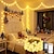 abordables Luces de voltaje del enchufe-Luces de Cadena de Esfera 100m 330FT 800LEDs Luces de Hadas Conexión a Enchufe con 8 Modos Control Remoto Decoración para Fiesta de Interior y Exterior Boda Jardín Halloween Blanco Cálido Blanco