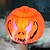 billige Halloween-Halloween tågemaskine græskar, tågemaskine halloween med græskarspand, mini halloween tåge græskar med 12 farverige LED-lys, græskarrygningssprøjte til halloween-stemning