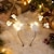 voordelige Kerstcadeauverlichting-Kerst Luminous Elch Geweien Haarclip Haarbanden LED Haaraccessoires Kerst Hoepel Veer Hoofddeksel Fancy Elch Haarspeld Flitslicht Hoofddeksel Feest Cosplay Requisiet