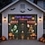 voordelige Garagedeurcover-Halloween Trick or Treat garagedeurbanner, 2,1 x 4,9 meter (7 x 16 ft) buitenachtergrond voor Halloween, geschikt voor dubbele garagedeuren, eenvoudig op te hangen en te installeren, feestelijke