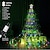 economico Strisce LED e luci a corda-Luci a stringa per alberi di Natale decorazioni esterne luci a stringa a stella 8 modalità plug-in 350 LED decorazione faro per alberi di Natale luci da festa per patio decorazioni natalizie