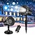 voordelige Kerstcadeauverlichting-Kerstverlichting Projector Buiten Stekker-in Feestprojector Licht Waterdichte Afstandsbediening LED Projectorlampen 16 Dia's Feestverlichting voor Kerstfeest Tuin Huis Kamer Decoratie