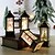 voordelige Kerstcadeauverlichting-Kerst nachtlamp LED gloeiende luminescente nachtlamp op batterijen werkende verlichte sneeuwglobe waterlantaarn met glitterdecoratie voor kerstfestival decoratiegeschenken