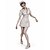 preiswerte Damenkostüme-Kleid Cosplay Kostüm Krankenschwestern Stiller Hügel Gruseliges Kostüm Erwachsene Damen Halloween Karneval Club Party Leistung Einfache Halloween-Kostüme Verkleiden