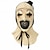 billige Herrekostumer-Halloween Cosplay kostume Maske Flyverdragt Kunst klovnen Terrifier Skræk Skræmmende kostume Voksne Herre Halloween Karneval Fest Ydeevne Nemme Halloween kostumer Klæd dig ud