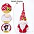 voordelige Kerstcadeauverlichting-Verlichte Kerst Gnome Ornamenten 6,3 inch Gnome Kerstboomdecoraties met Licht Pluche Gnomes Kerst Elf Poppen Hangende Ornamenten voor Huis Mantel Plank Tafelblad