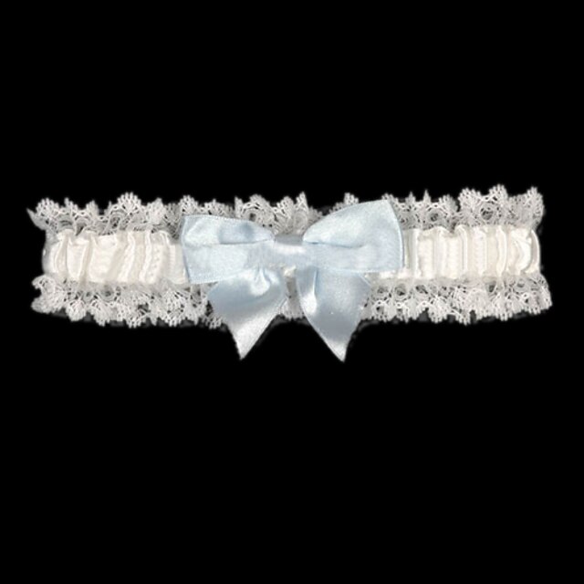  Lace / Satin Classic Wedding Garter With Bowknot Garters