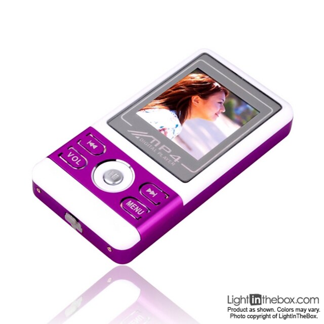  1.5 Inch MP4 Player (4GB, 5 Colors Available)