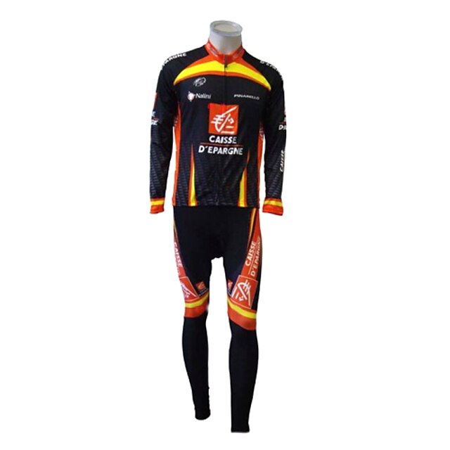  Caisse Long Sleeves Cycling Jersey Set (QXF069)