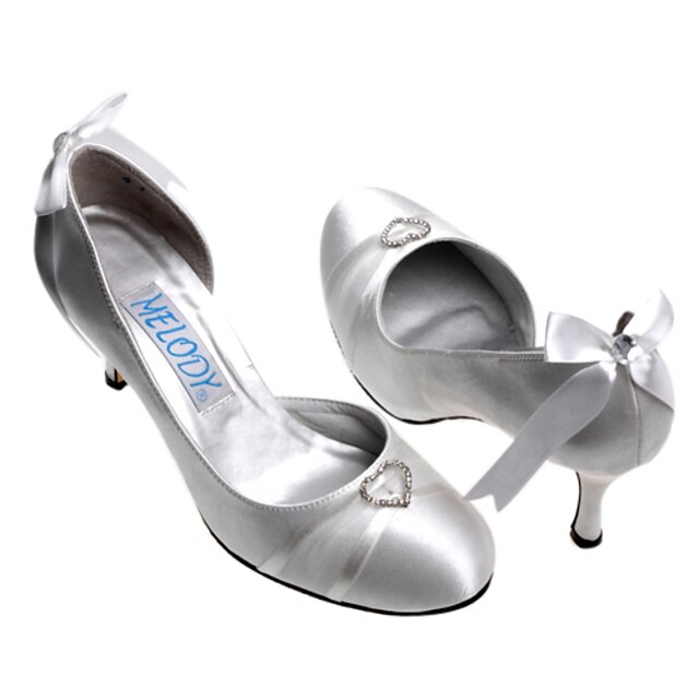  σατέν τοπ ποιότητας ανώτερο ψηλοτάκουνα κλειστά-toes με στρας νυφικά παπούτσια γάμου (a0617)