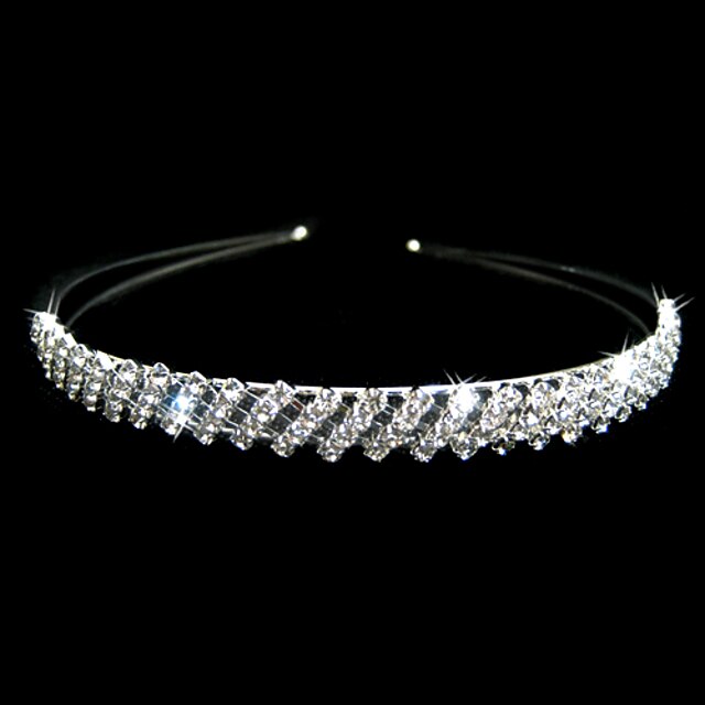  nydelige klare krystaller bryllup brude tiara / headpiece