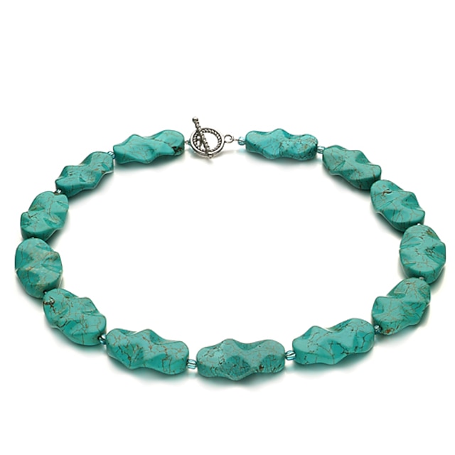  naturel 15-25mm collier turquoise UNDEE (cx037)