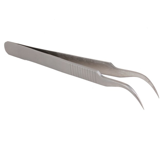  Stainless Steel Precision Angled/Tilted Tweezers (11.6cm)