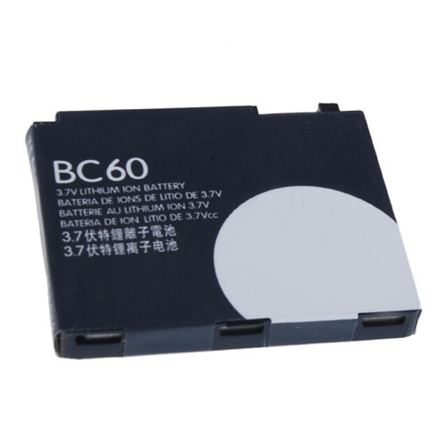  BC60 Совместимость Литий-ионная аккумуляторная батарея для Motorola (3.7V 850mAh)