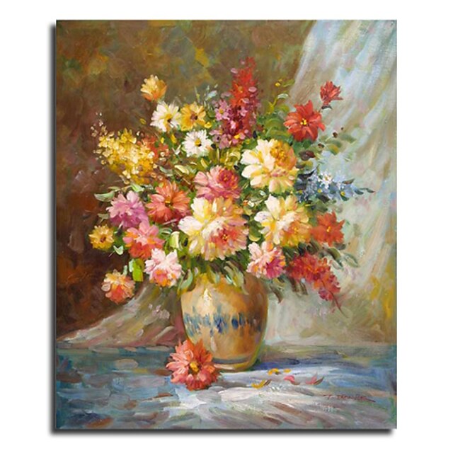  Oil Painting Hand Painted - Still Life Classic Stretched Canvas
