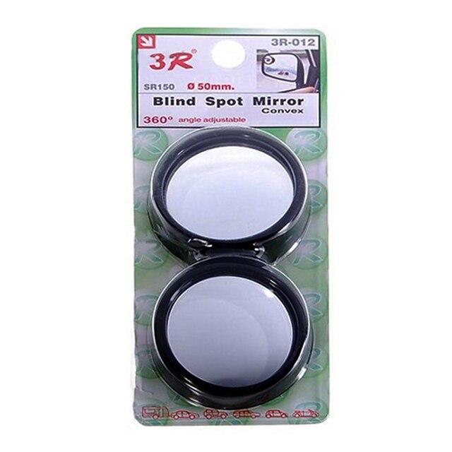 Convex Wide Angle Car Blind Spot Mirror - 50mm (2-Pack)