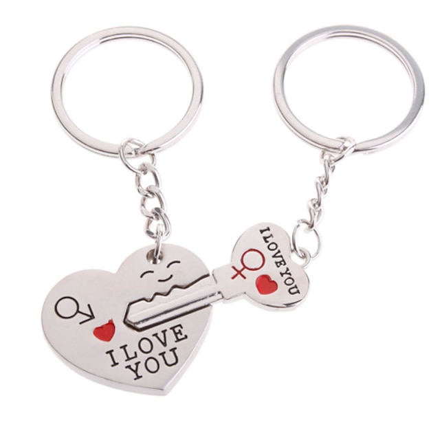  Keychain Silver Alloy Fashion For Birthday / Business / Gift