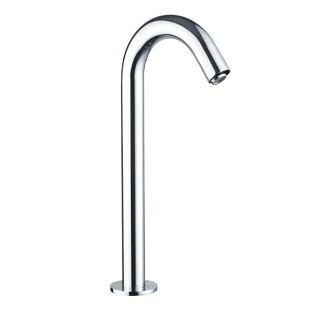  Kitchen faucet - Contemporary Chrome Deck Mounted / Hands free One Hole