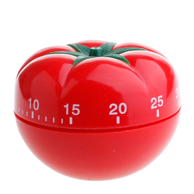  Tomato Shaped 60-Minute Kitchen Cooking Mechanical Timer 