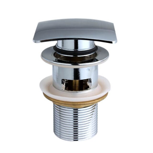  Faucet accessory - Superior Quality Pop-up Water Drain With Overflow Contemporary Brass Chrome