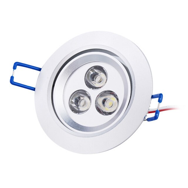  3000 lm Takglödlampa Infälld glödlampa Infälld retropassform 3 lysdioder Högeffekts-LED Naturlig vit AC 85-265V