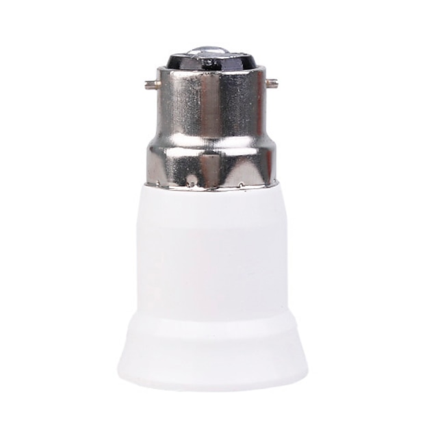  b22 para e27 bombillas led adaptador de enchufe